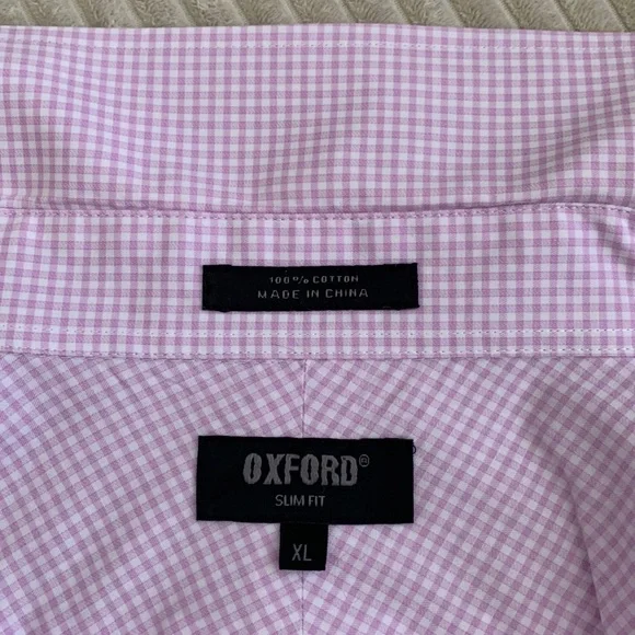 Oxford men’s long sleeve shirt XL slim fit new. - Picture 5 of 6